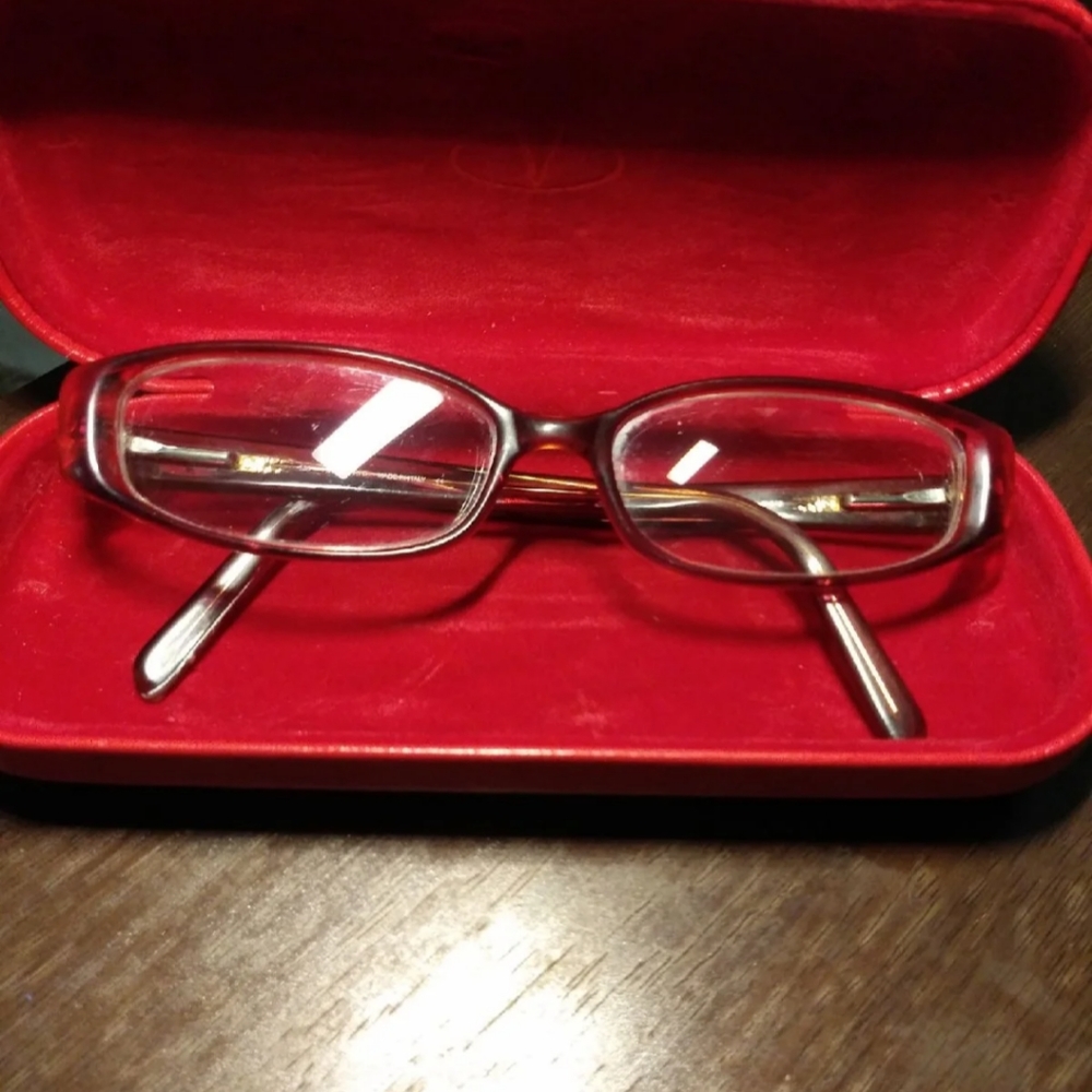 Valentino Red Eyeglasses